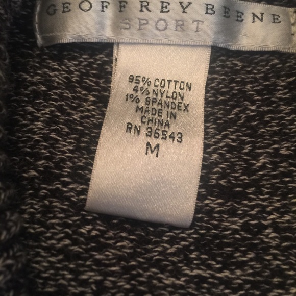 Geoffrey Beene Sport Shawl Collar sweater - Picture 2 of 3